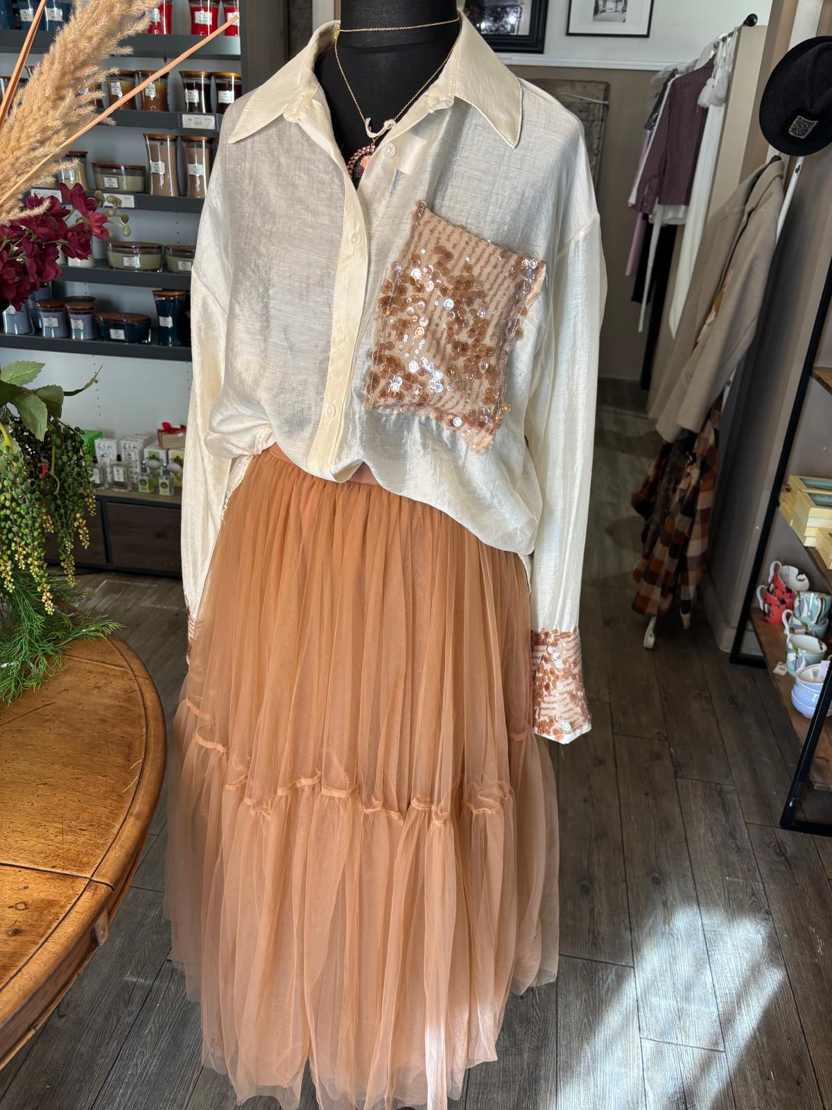 Camicia Paillettes