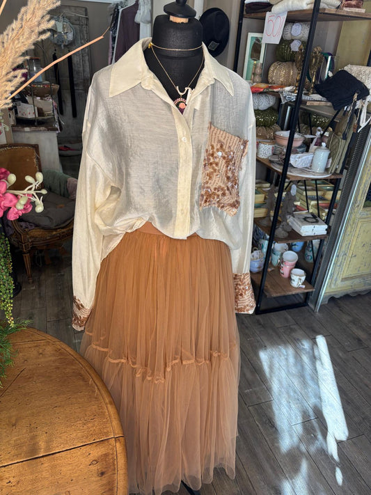 Camicia Paillettes