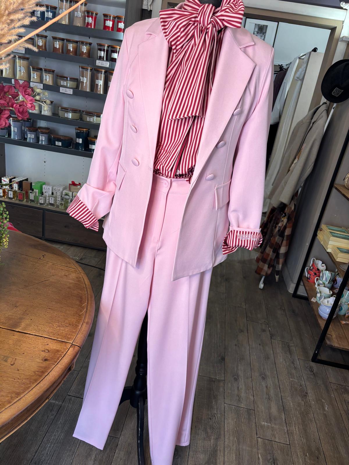 Completo rosa confetto