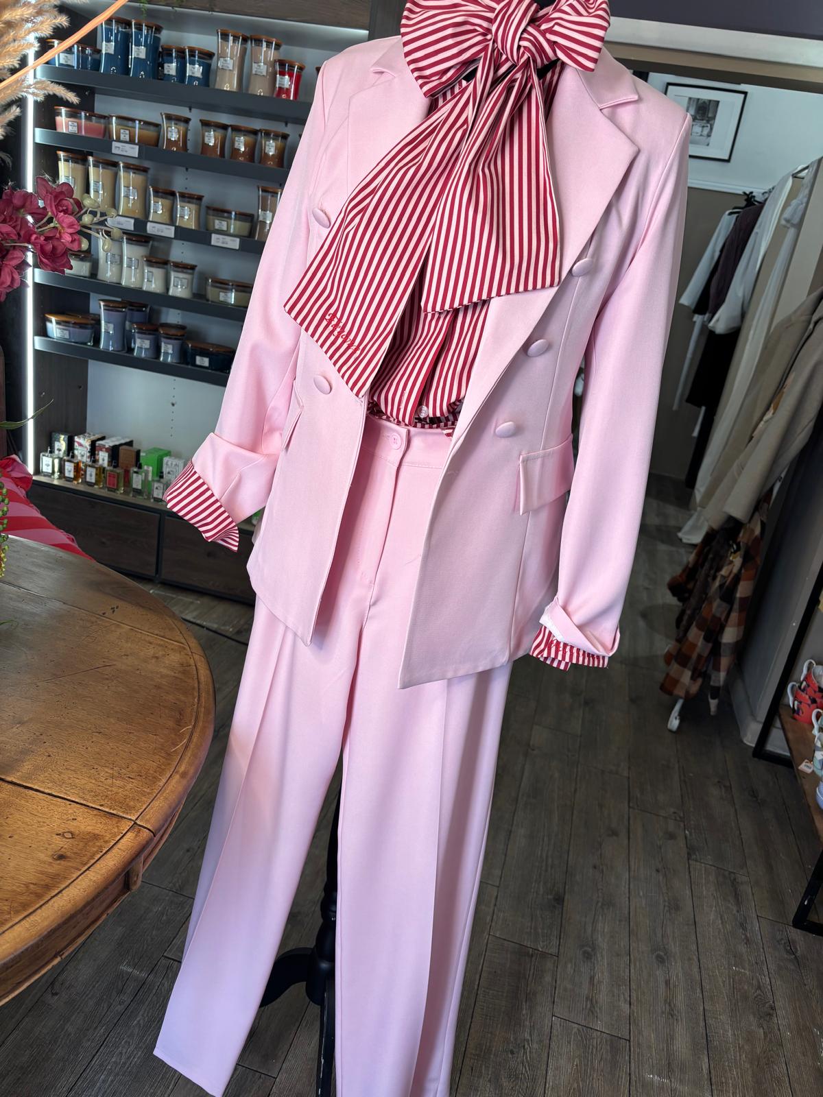 Completo rosa confetto