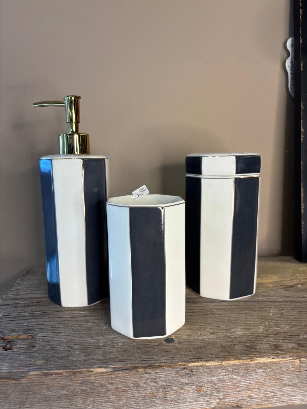 Set bagno madame de recamier gris