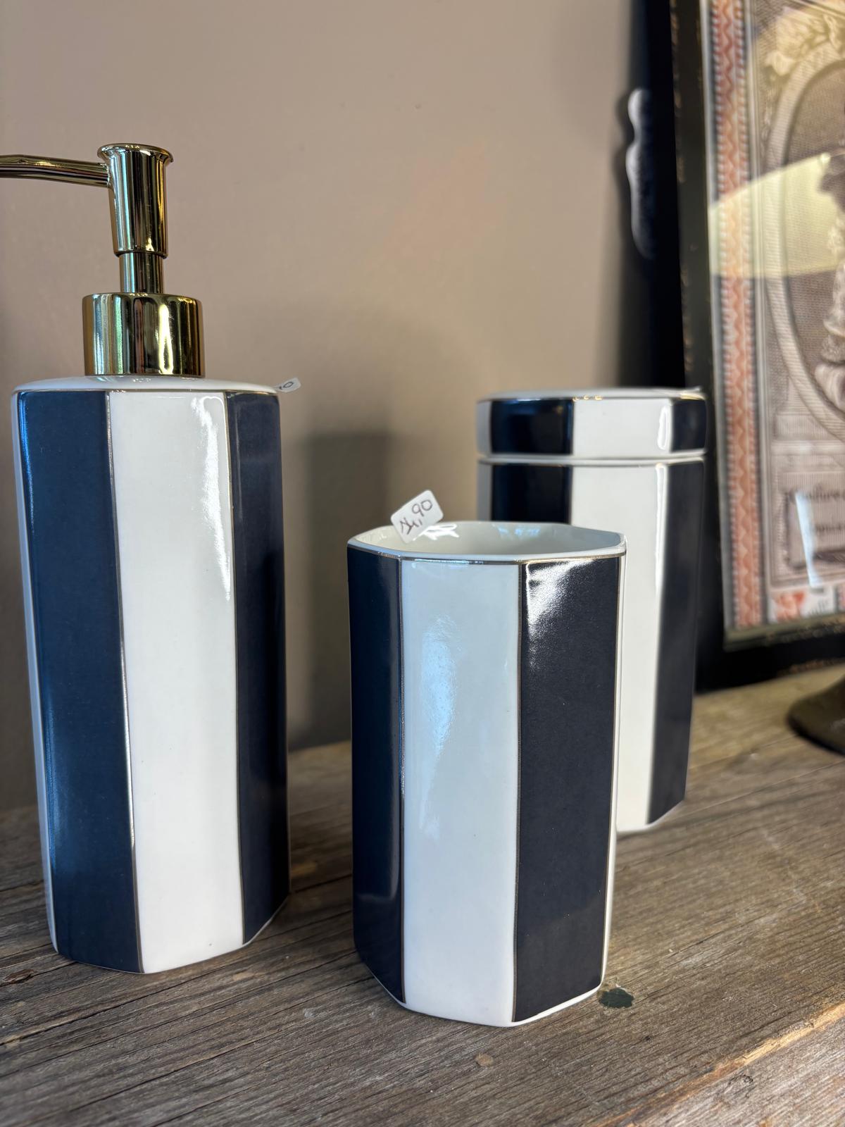 Set bagno madame de recamier gris