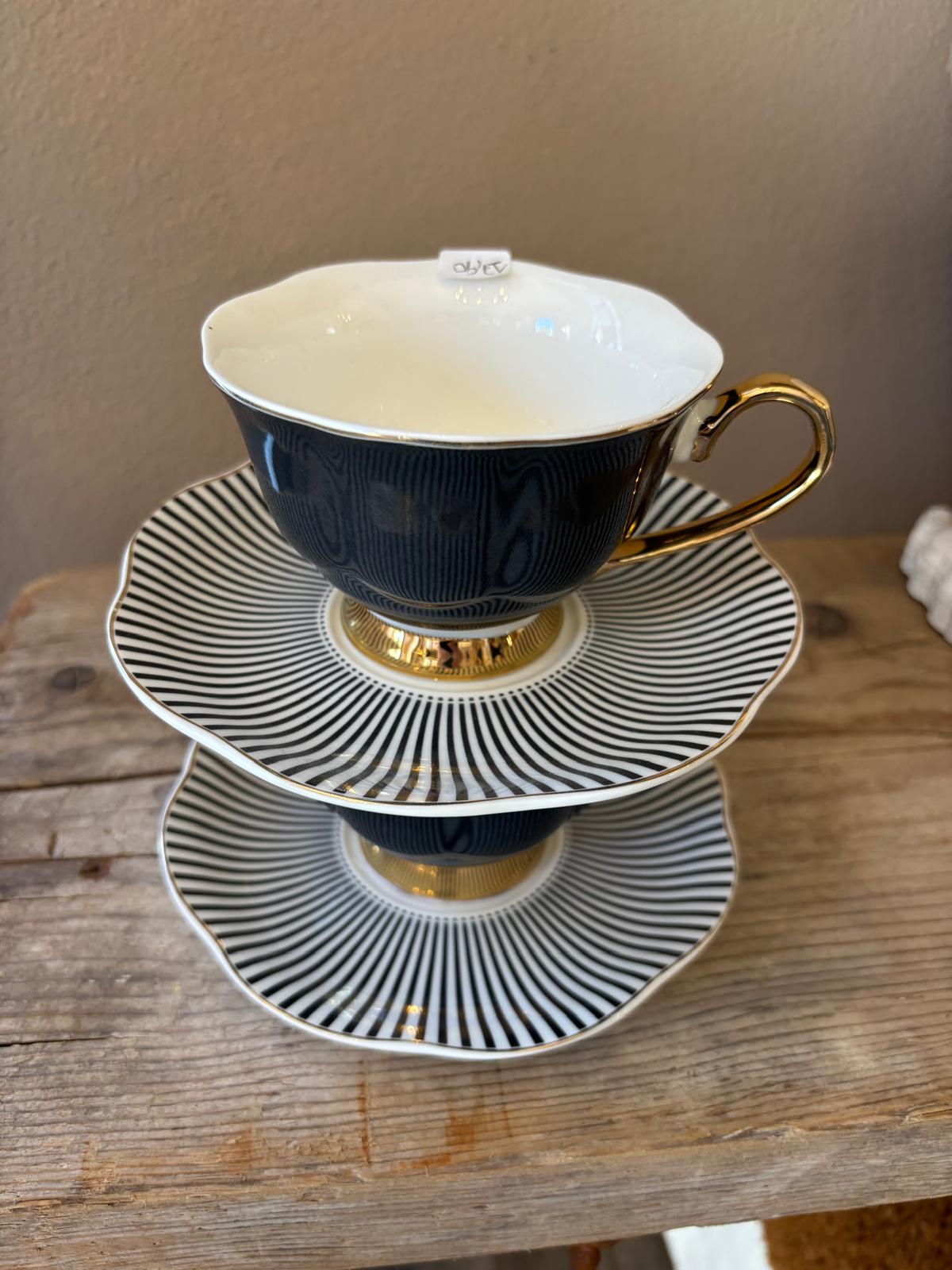 Set Madame Rècamier Pois Gris