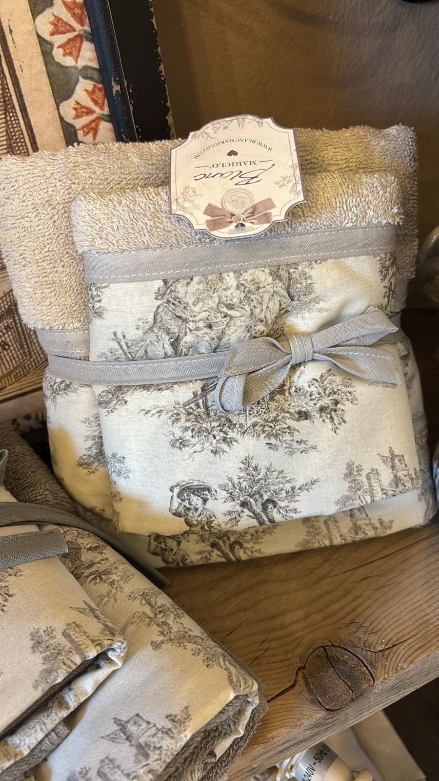 COPPIA SPUGNA TOILE DE JOUY